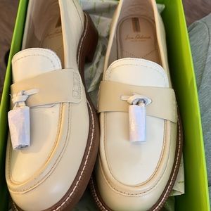 Sam Edelman loafer shoes cream color